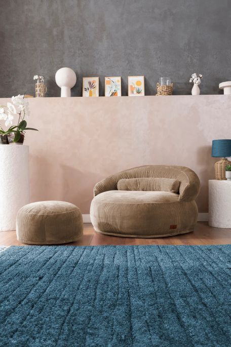 Wuuh Felix Beige Ottomane Sofa