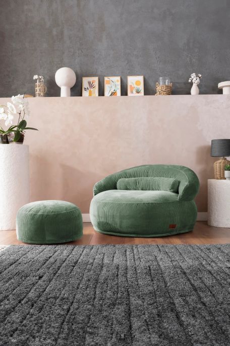Wuuh Felix Grün Farbe Ottomane Sofa
