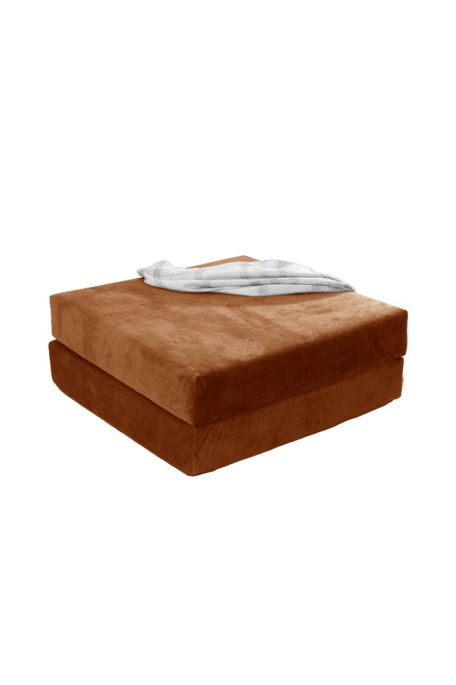 Teddy Ottoman Ziegelrot