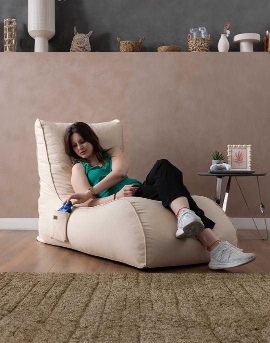 Wuuh Sitzsack Mocca Beige