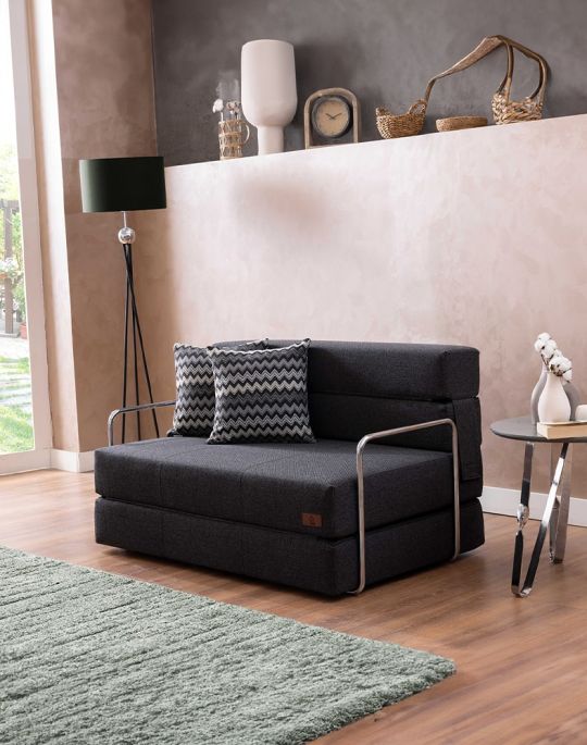 Wuuh Oscar Schlafsofa Anthrazit