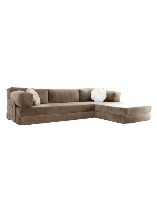 Wuuh Modulares Teddy Corner-Sofa Beige
